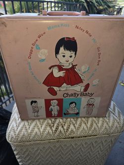 Mattel Chatty Baby Doll Carrying Case 1962