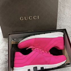 Gucci Shoes, Woman’s, Neon Gucci, Ladies, Size 7.5, Size 8, Size 38, Gucci,