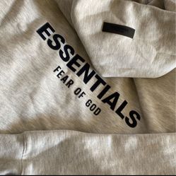 light Grey Essential Hoodie