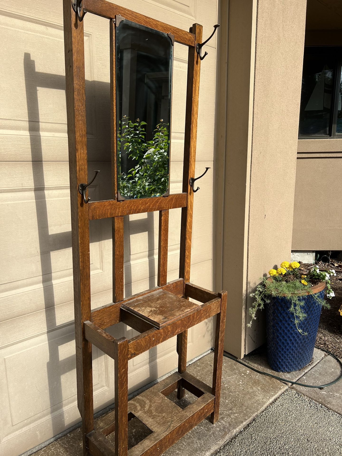 Antique Coat Tree/Umbrella Stand