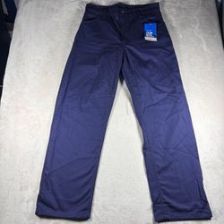 Saf-Tech FR Work Pants Men’s 34x32 Blue Flame Resistant CAT 2 USA Utility NWT
