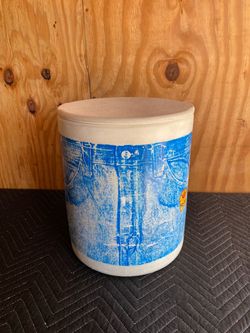 Vintage Hamilton Skotch Kooler – Rare Blue Jeans Denim Print Cooler