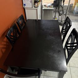 Black Dining Table