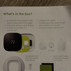 ecobee3 thermostat