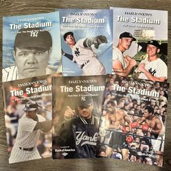 Daily News The Stadium Set of 6 2008 +All-Star Farewell Poster, 40th Jets Anniv.