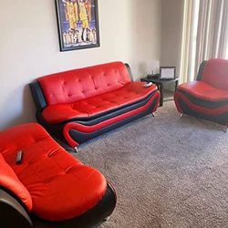 BRAND NEW 3 PIECES LIVING ROOM COUCH SET (SOFA, LOVE SEAT, CHAIR)