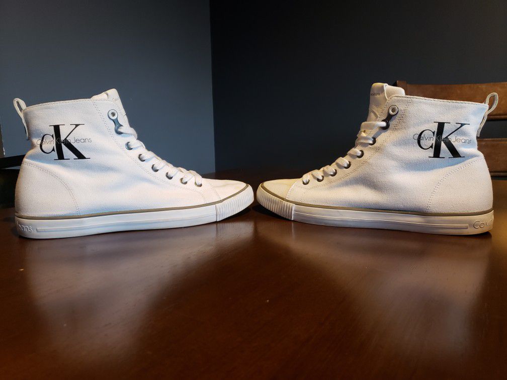 Casual white sneaker Calvin Klein & Gucci shoes
