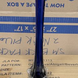 Blue Glass Vases (Qty 12)