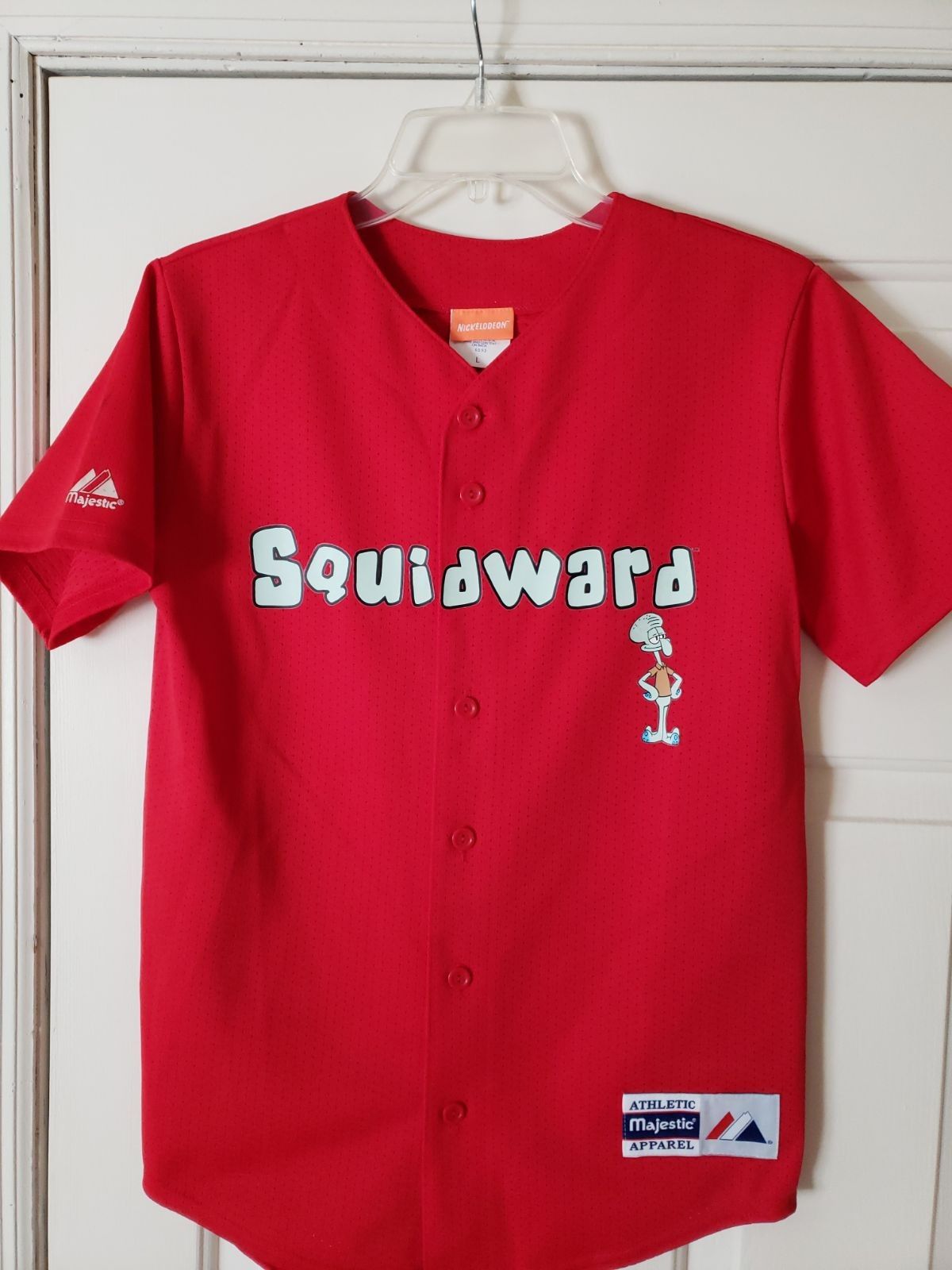 Majestic Squidward Baseball Style Youth Jersey $15