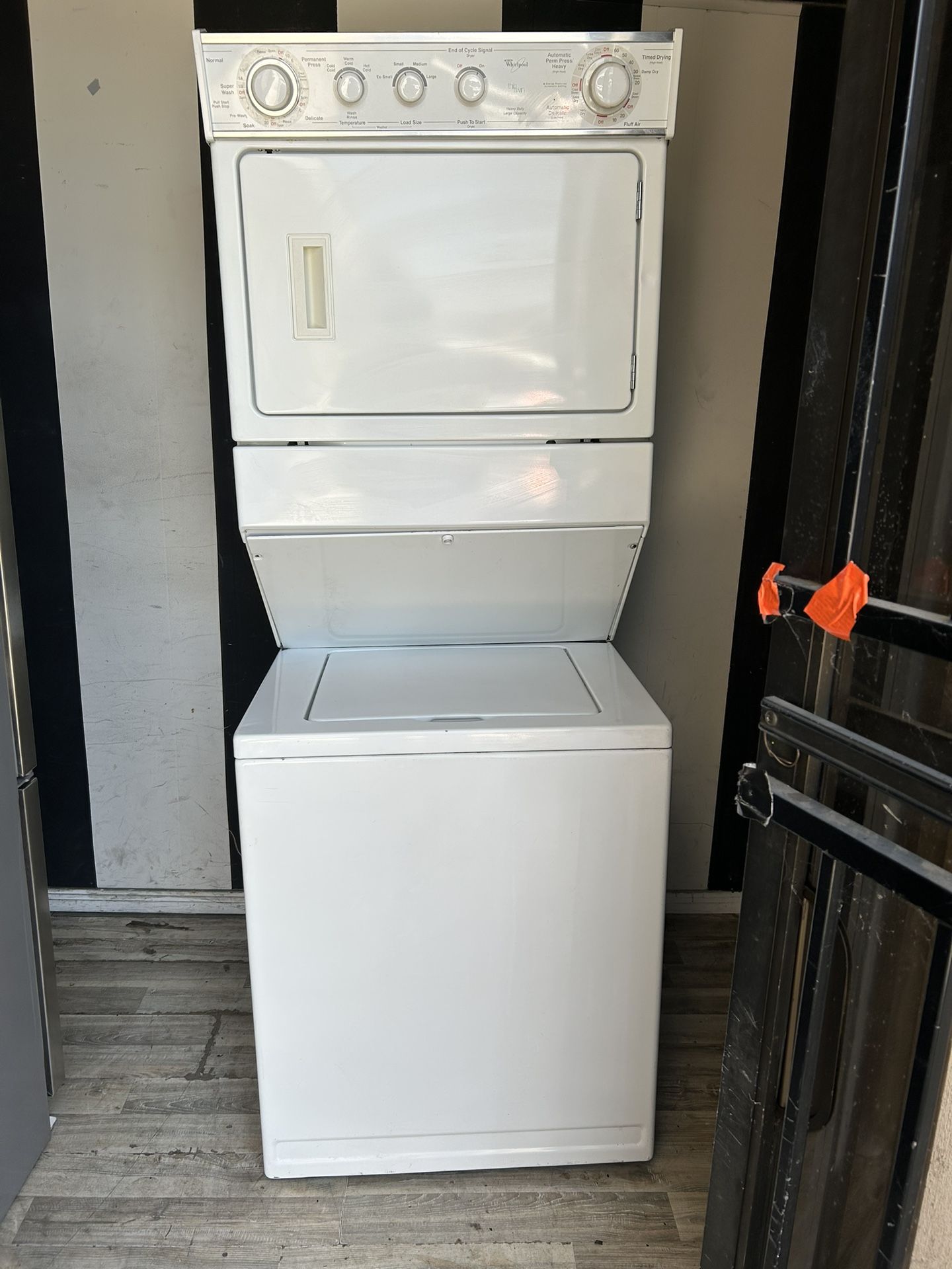 One Stackable Washer And Gas Dryer
