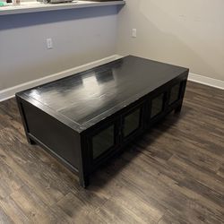 Black TV stand/Media Console