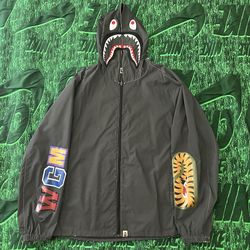 BAPE 3M REFLECTIVE HOODED JACKET XXL