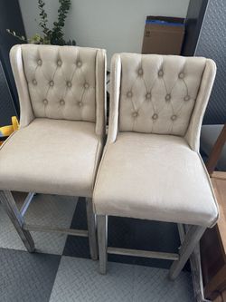 Vintage Style Barstools Counter Height