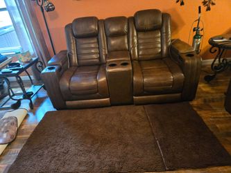 Love seat and sofa