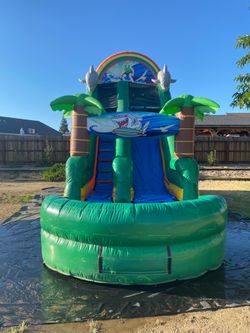 22 feet Inflatable water slide