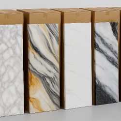 Premium Marble Peel & Stick Panels - 40 For Box