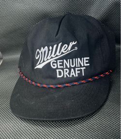 Miller genuine draft trucker hat