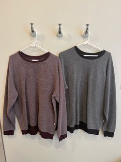 Feat Clothing BlanketBlend Crewneck, New, Both size XL, Elderberry and Hazy Black, $50 ea or 2/$85