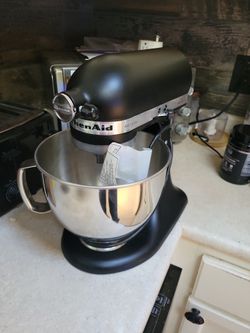 Kitchenaid 5 quart mixer matte black