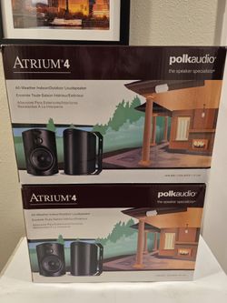 Polk Audio Atrium 4
Outdoor Speakers