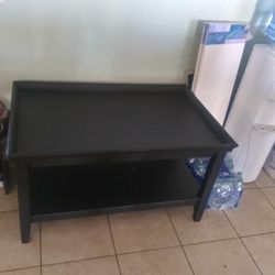 Ashley Black Coffee Table 40 Wide 24 Height