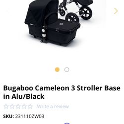Bugaboo Cameleon 3 With Bassinet And Multi Color Swap Options*** Read Discription Please***