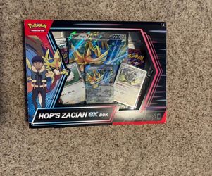 Pokemon hops zacian ex box