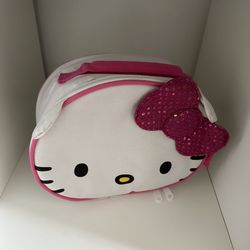 Sanrio Hello Kitty with Glitter Bow Lunch/Storage Bag