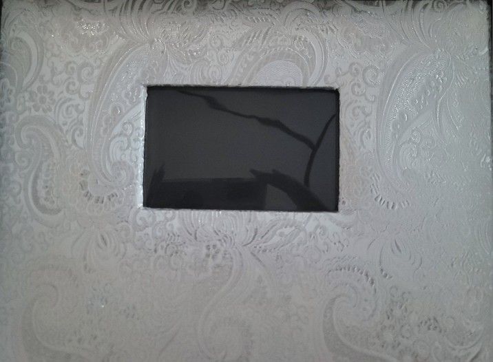Silver Photo Album Great For Wedding, Sweet 16 Pics And More