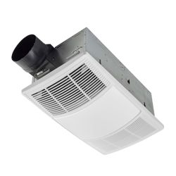 NEW! Broan-NuTone Non-Lit PowerHeat Bathroom Exhaust Fan and Heater, 80 CFM, 1.5 Sones, White