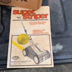 Striper Line Marking System 