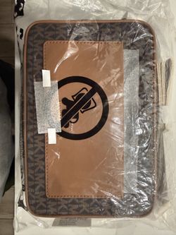 Michael Kors Jet Set Signature Monogram Print Crossbody Bag NWT
