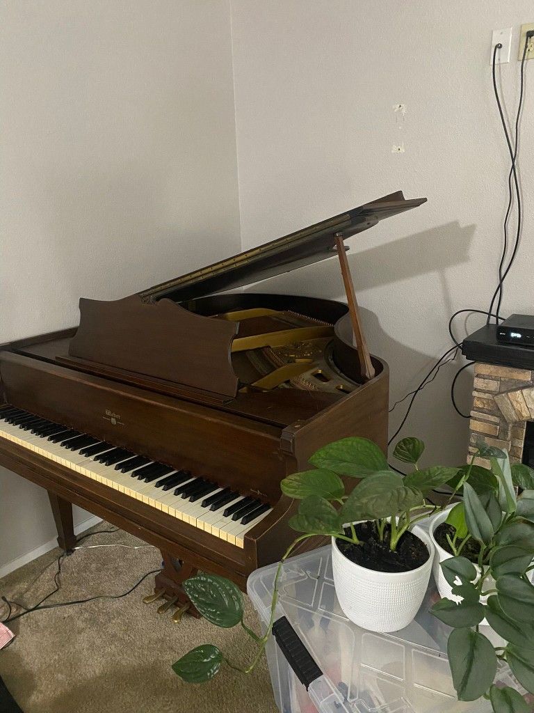 FREE Antique Weber Baby Grand Piano 