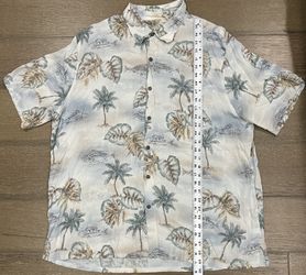 Batek Bay Hawaiian 100% Rayon Button Up Shirt Beach Life Tiki Size Men's Xl