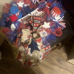NEW 4TH OF JULY WREATHS