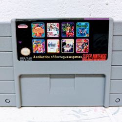 8 Super Nintendo Games Chrono Earthbound Final Fantasy SNES New Portuguese