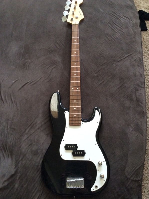 Fender "Squier" Bass Guitar! Needs strings