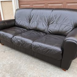 Genuine Leather Sofa Couch