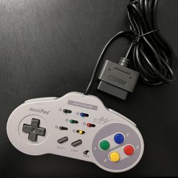 Super Nintendo ASCII Asciiware SNES Rapids Fire Controller