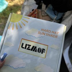 Hardhat orange sunshade 