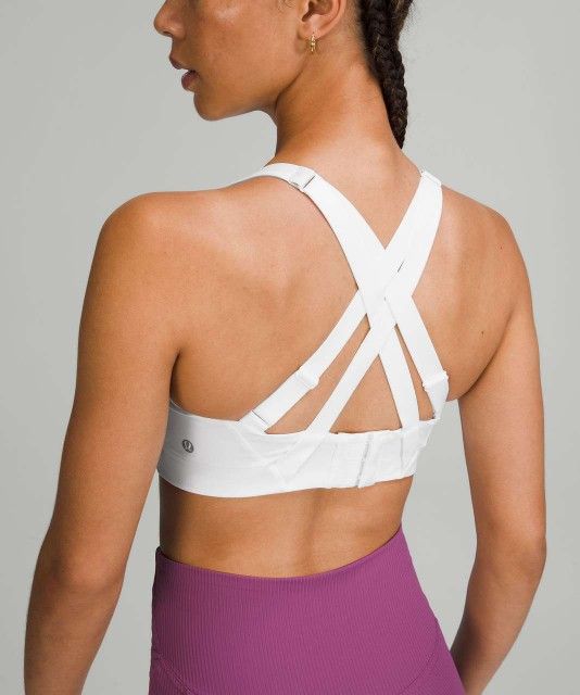 Lululemon Energy Bra *High Support, B–DDD Cups
White 34G Running sports
