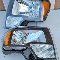 09-14 Ford F150 Headlights Luces Micas Calaveras Faros Faroles Focos Headlamps