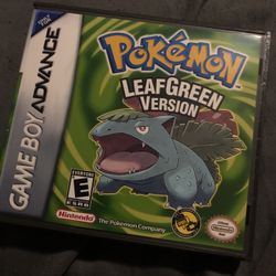 Pokémon Leafgreen Clone For Gameboy Advance With Custom Hard Case
