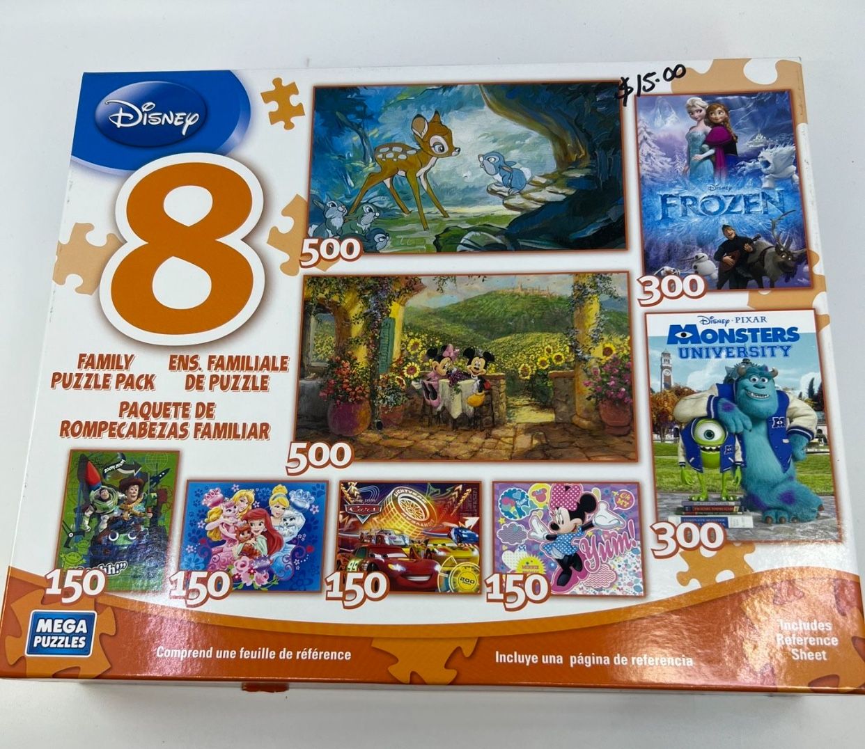 $15 Disney Puzzle Pack Board Game Activity 