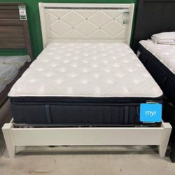 Champagne Queen Panel Bed | Bedroom Set ✨ Brand New ✨ Fast Delivery 🚚 