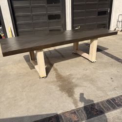 Rustic/Modern  10ft Dining Table Hand Made 