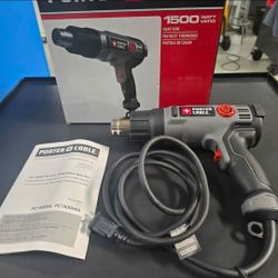 Porter Cable, 1500 Watt, Dual Temperature Settings, Corded (PC1500HG) Black