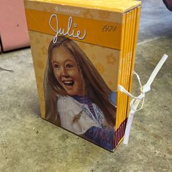 American Girl Books Hard Set With Game Julie 1974