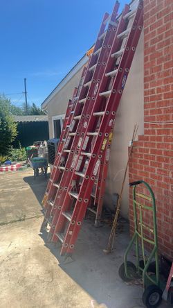 24’ extension ladder, Werner
