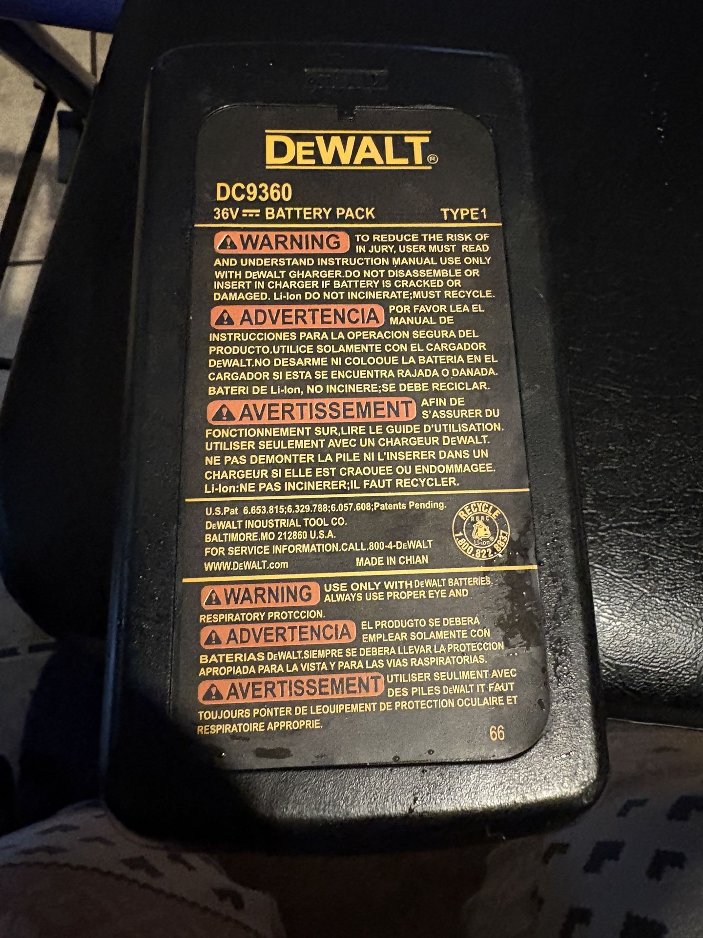 DeWalt 36v